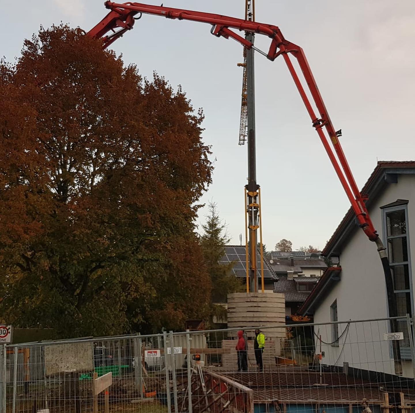 Anbau Feuerwehrhaus Fahrzeughalle