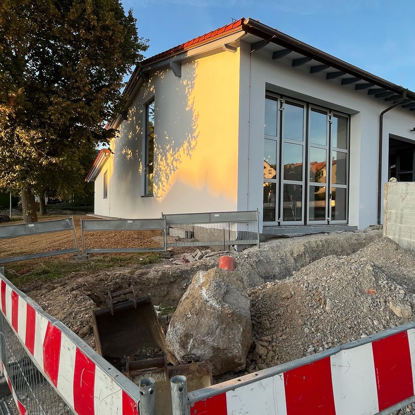 Anbau Feuerwehrhaus Fahrzeughalle